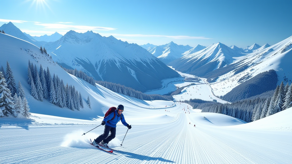 Skigebiete mit besonders vielen blauen Pisten