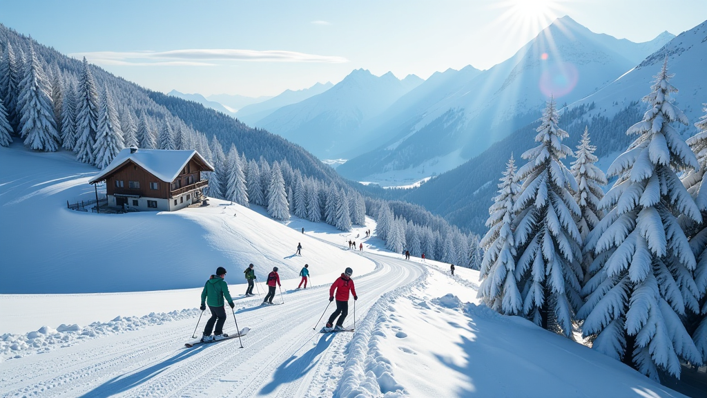 Frischer Neuschnee, sogar in deutschen Skigebieten