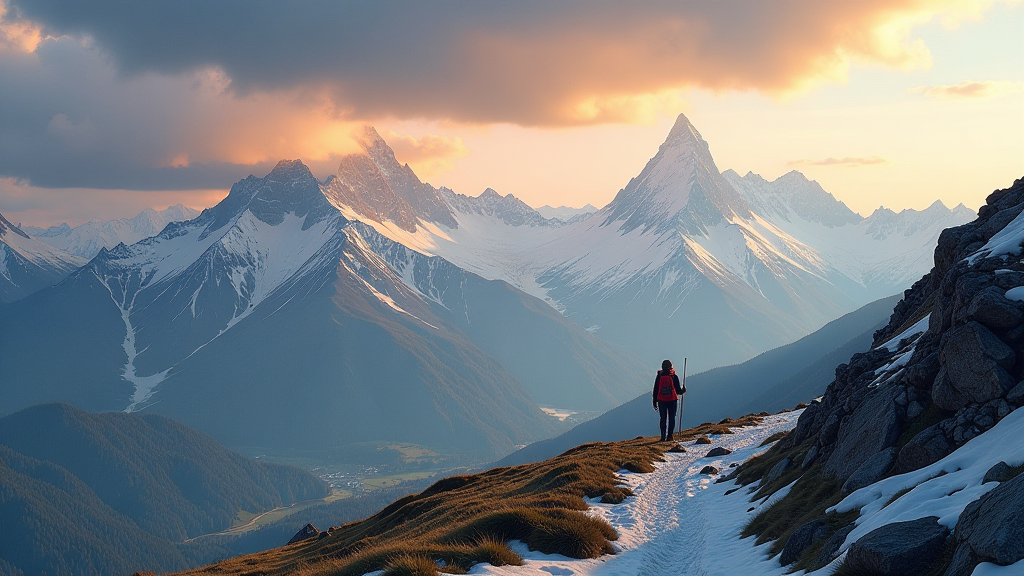 Mild & wechselhaft, mit etwas Schnee auf der Alpennord- & westseite