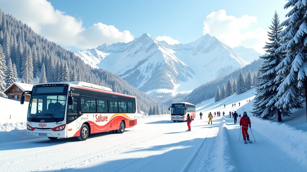 Kostenloser öffentlicher Transport zu den Skigebieten ab Salzburg in diesem Winter