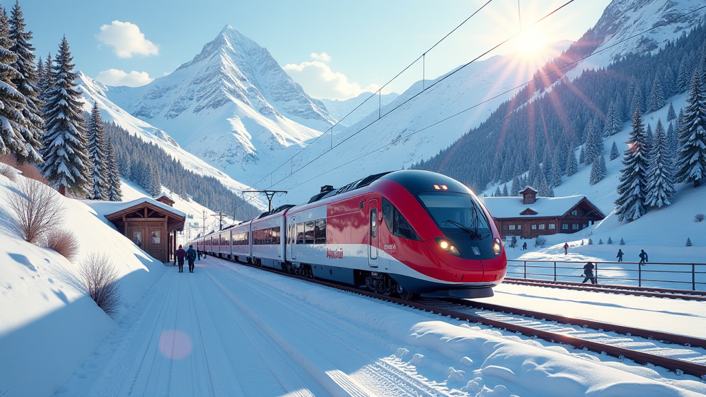 Mit dem Zug ins Skigebiet: Österreichische Skigebiete mit einem Bahnhof in der Nähe