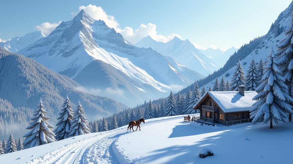 Schneeflocken in den Alpen für die nächsten Tage vorhergesagt