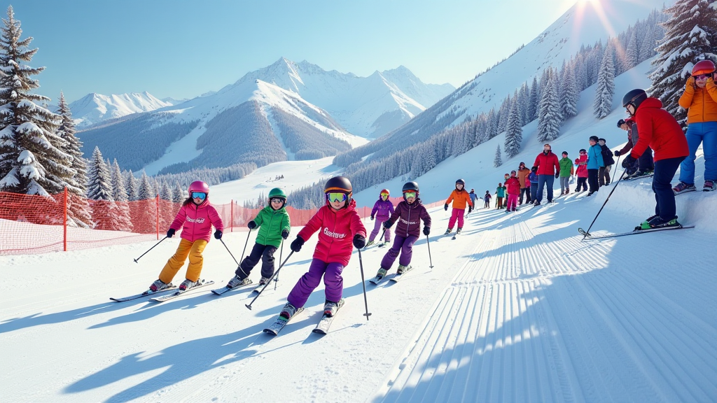 Skigebiete, in denen Kinder gratis Ski fahren