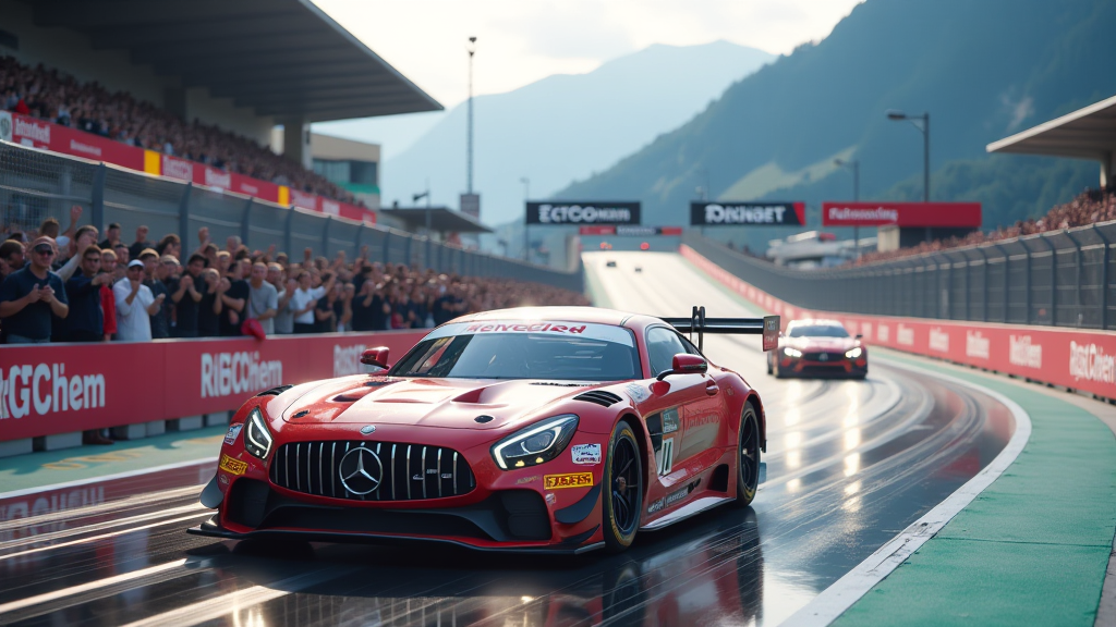 ADAC GT Masters Spielberg 2024: HRT sorgt für 40. Mercedes-AMG-Sieg