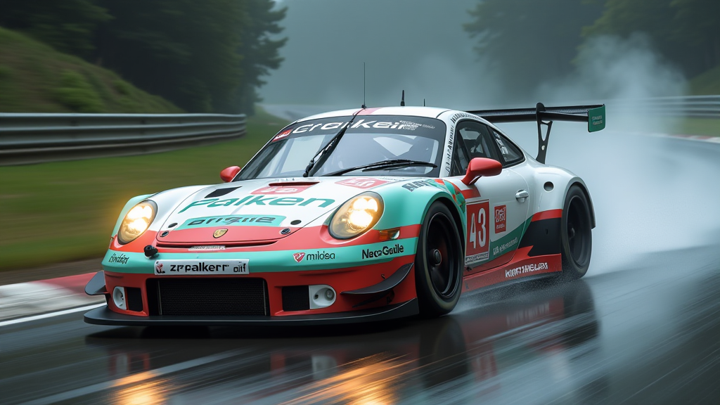 Dramatischer Qualifying-Verlauf: Falken Porsche mit Poleposition in Gefahr