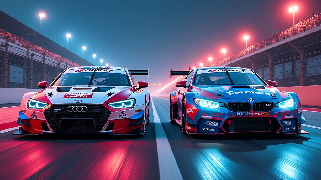 Audi R8 LMS GT3 vs. BMW M4 GT3: Valentino Rossi zieht den Vergleich