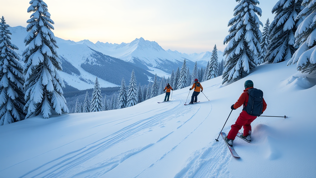 versteckten skigebiets