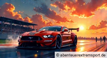 FORD Mustang GT3 Triumph beim ADAC Truck-GP – Fans jubeln lautstark FORD Mustang GT3 Triumph beim ADAC Truck-GP – Fans jubeln lautstark