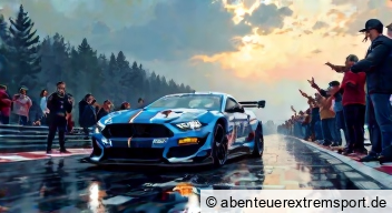 Ford Mustang GT3 Triumph beim ADAC Truck-GP – Fans jubeln: Lautstark – Triggert mich wie Ford Mustang GT3 Triumph beim ADAC Truck-GP – Fans jubeln: Lautstark – Triggert mich wie