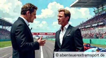 Brad Pitt und Martin Brundle im Formel 1 Abenteuer: Hollywood trifft Rennsport
