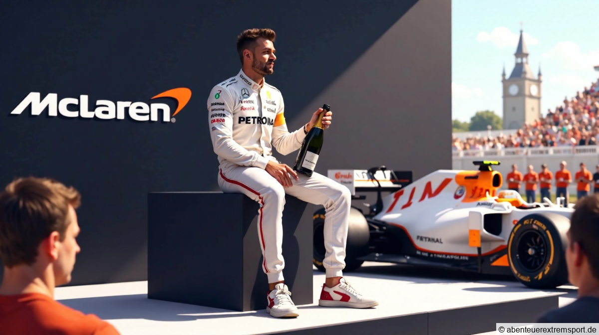 Nico Hülkenberg auf dem Podium: McLaren, Champagner, und ungenutzte Momente Nico Hülkenberg auf dem Podium: McLaren, Champagner, und ungenutzte Momente